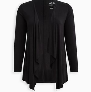 Cardigan - Drape Front - Super Soft - Brand New